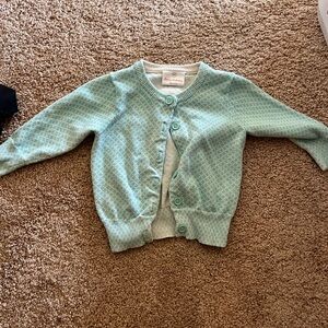 Hannah Anderson blue green sweater. Size 80